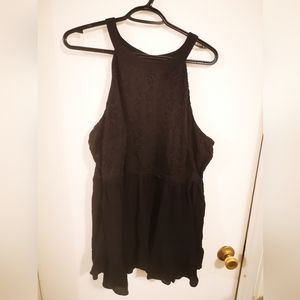 Torrid tank top blouse with lace